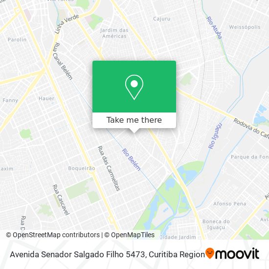 Mapa Avenida Senador Salgado Filho 5473