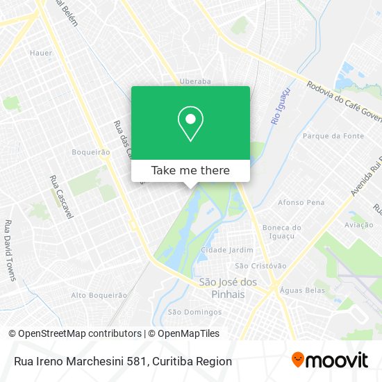 Rua Ireno Marchesini 581 map