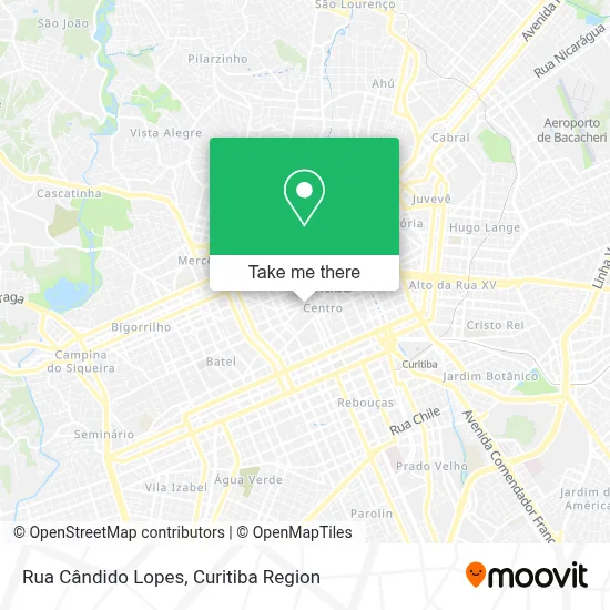 Rua Cândido Lopes map
