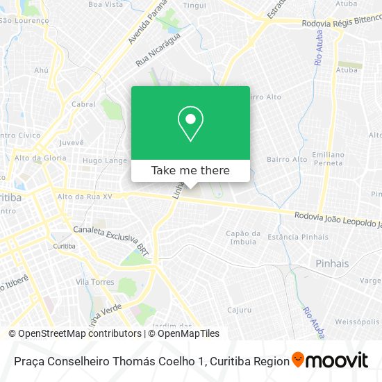 Praça Conselheiro Thomás Coelho 1 map