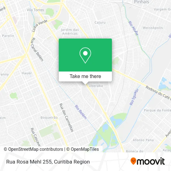 Rua Rosa Mehl 255 map