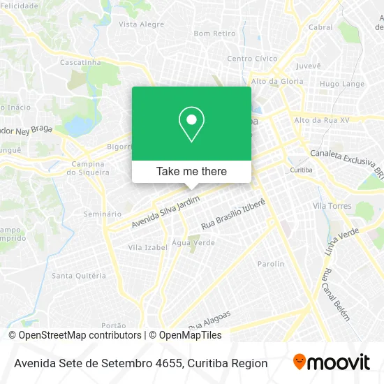 Avenida Sete de Setembro 4655 map