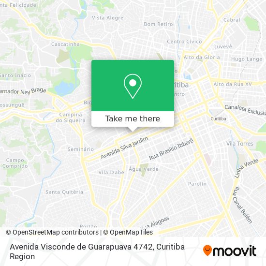 Avenida Visconde de Guarapuava 4742 map