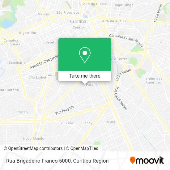 Rua Brigadeiro Franco 5000 map