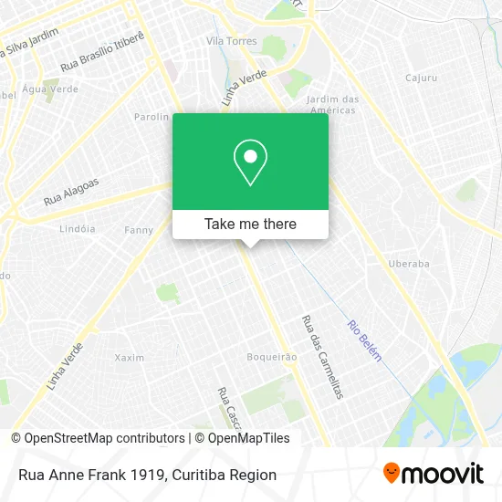 Rua Anne Frank 1919 map