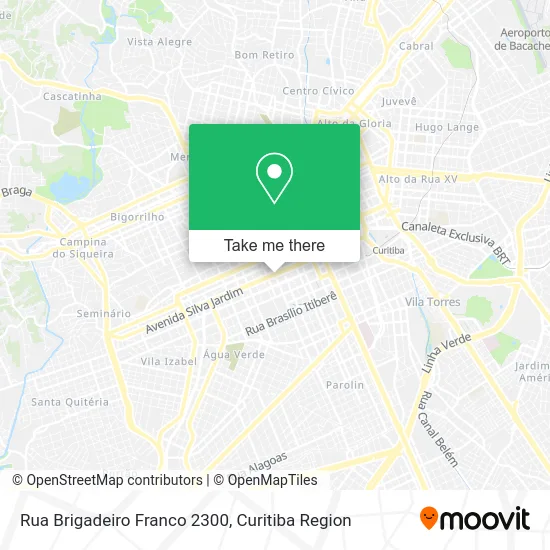 Rua Brigadeiro Franco 2300 map