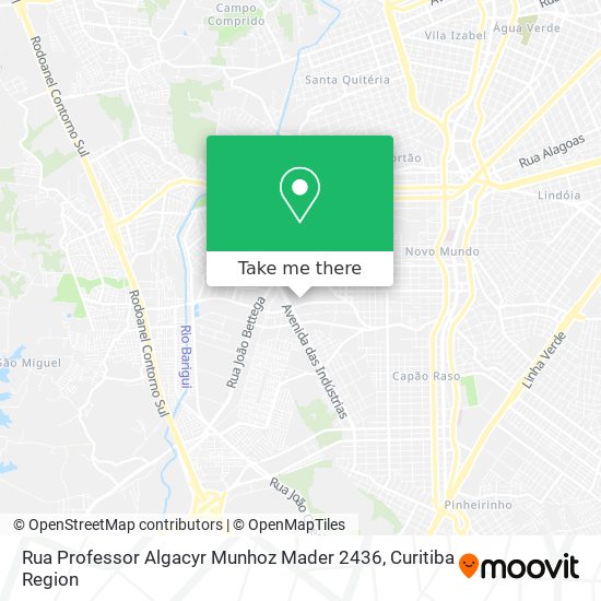 Rua Professor Algacyr Munhoz Mader 2436 map