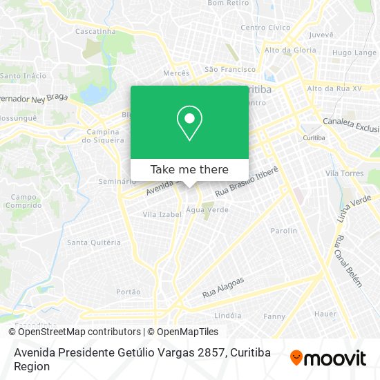 Mapa Avenida Presidente Getúlio Vargas 2857