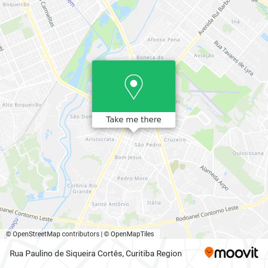 Rua Paulino de Siqueira Cortês map