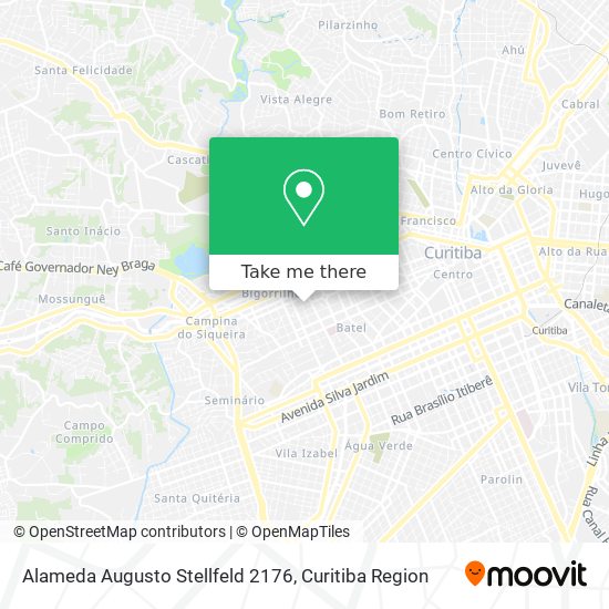 Alameda Augusto Stellfeld 2176 map