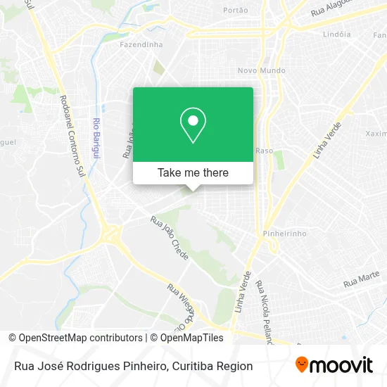 Rua José Rodrigues Pinheiro map