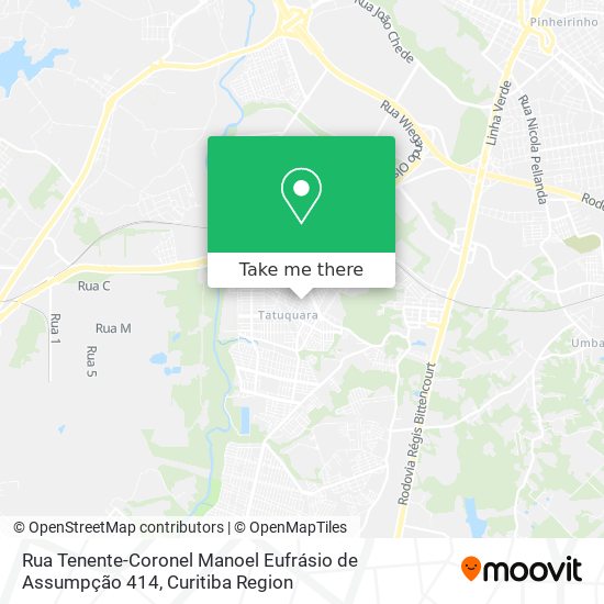 Rua Tenente-Coronel Manoel Eufrásio de Assumpção 414 map