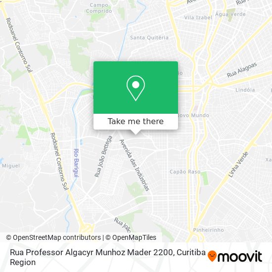 Rua Professor Algacyr Munhoz Mader 2200 map