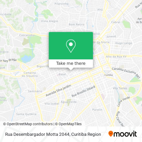 Rua Desembargador Motta 2044 map