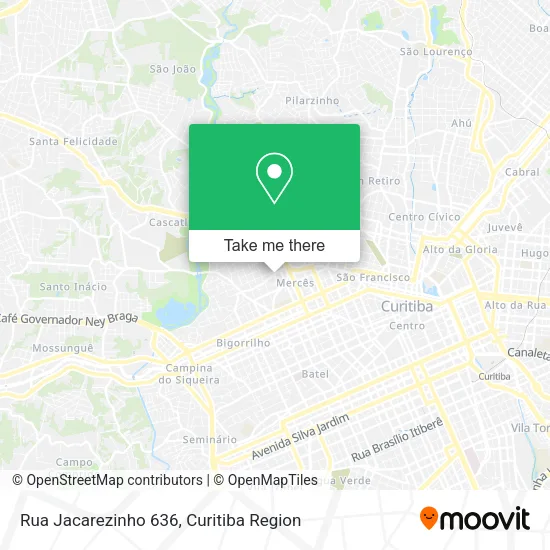 Rua Jacarezinho 636 map