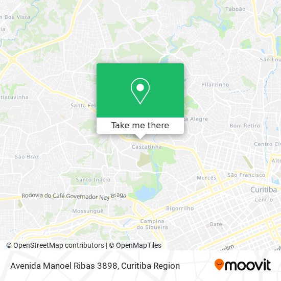 Avenida Manoel Ribas 3898 map