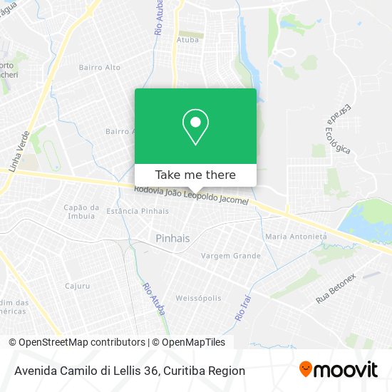 Avenida Camilo di Lellis 36 map