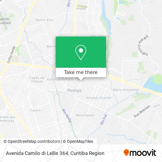 Mapa Avenida Camilo di Lellis 364