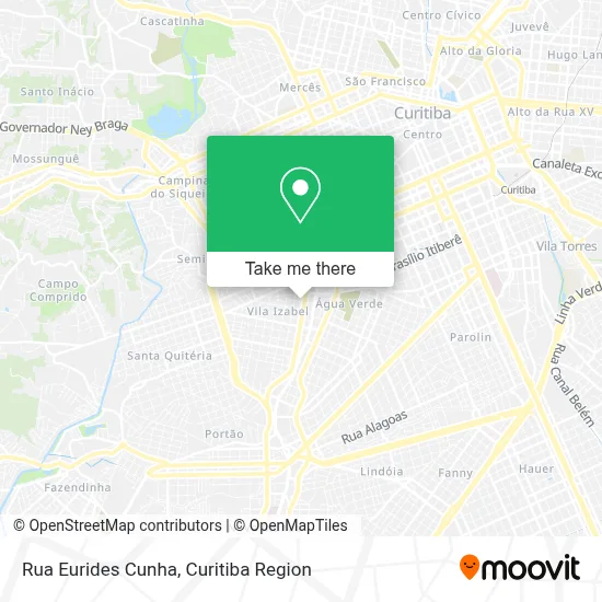 Rua Eurides Cunha map