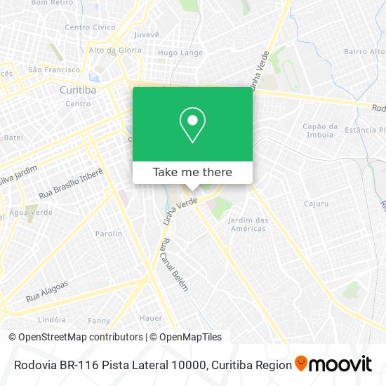 Rodovia BR-116 Pista Lateral 10000 map