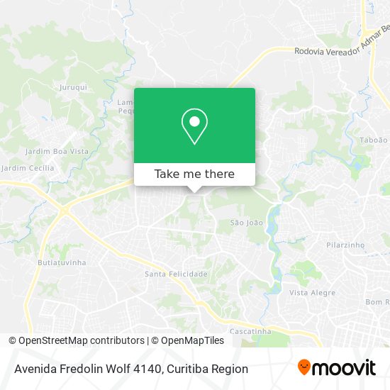 Mapa Avenida Fredolin Wolf 4140