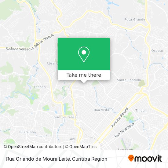Rua Orlando de Moura Leite map