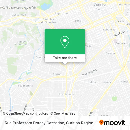 Rua Professora Doracy Cezzarino map