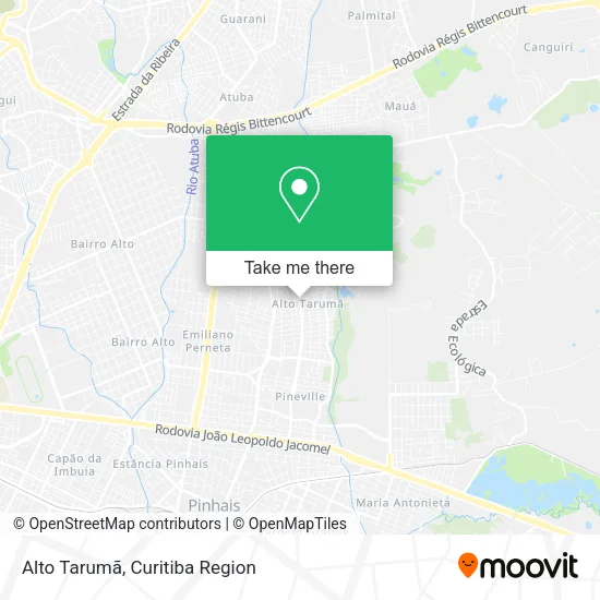 Alto Tarumã map