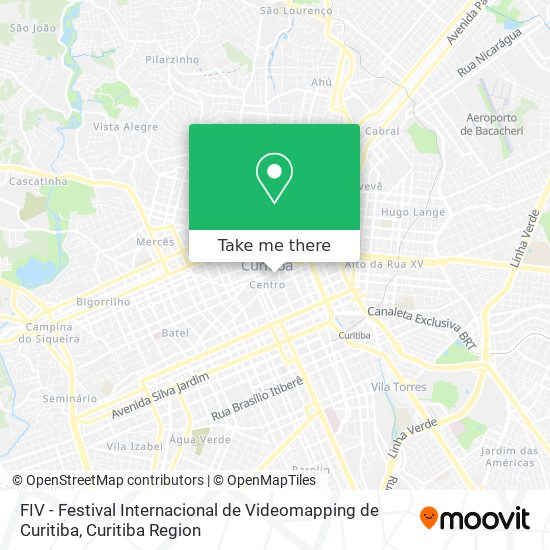 FIV - Festival Internacional de Videomapping de Curitiba map