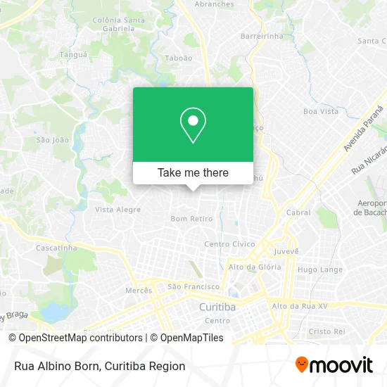 Rua Albino Born map