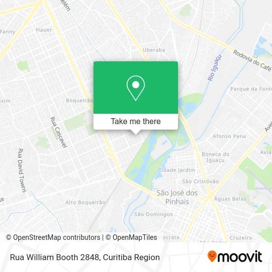 Rua William Booth 2848 map