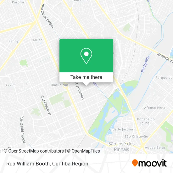 Rua William Booth map