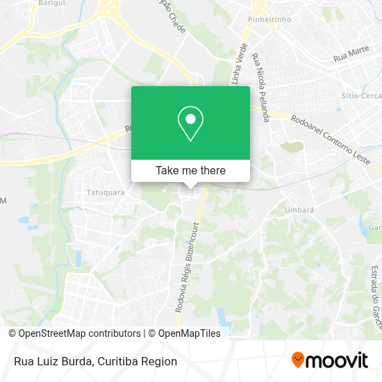 Rua Luiz Burda map