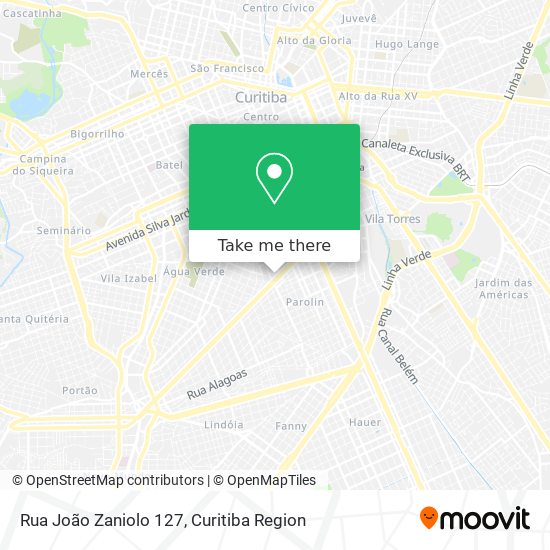 Mapa Rua João Zaniolo 127