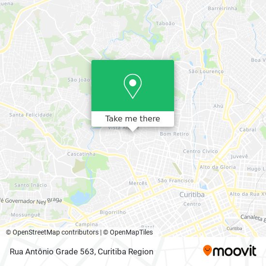 Rua Antônio Grade 563 map