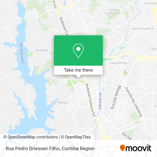 Rua Pedro Driessen Filho map