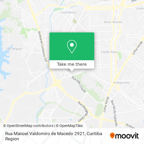 Rua Manoel Valdomiro de Macedo 2921 map
