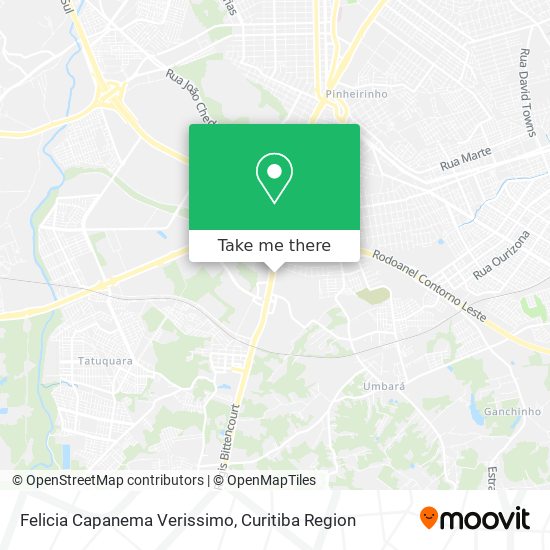 Felicia Capanema Verissimo map