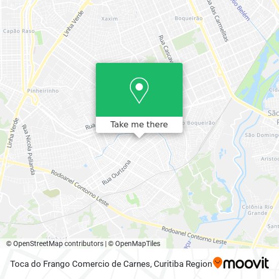 Toca do Frango Comercio de Carnes map