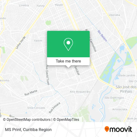 MS Print map
