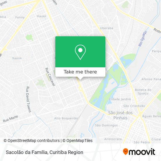 Sacolão da Família map