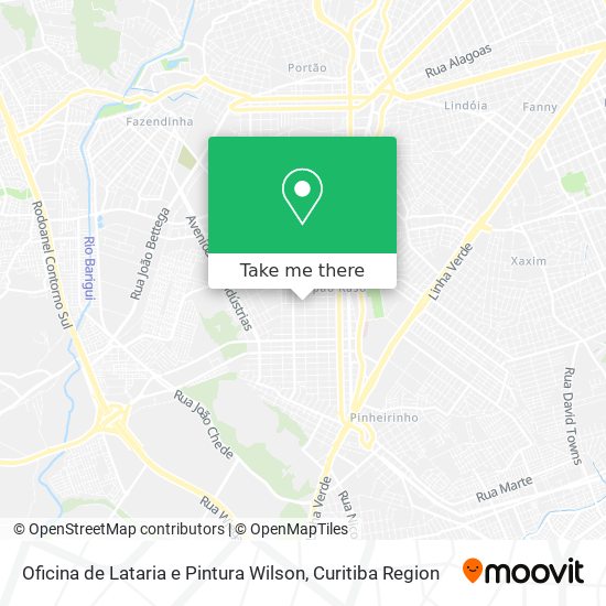 Oficina de Lataria e Pintura Wilson map