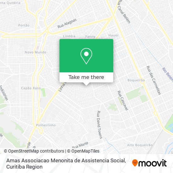 Amas Associacao Menonita de Assistencia Social map