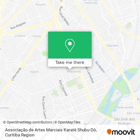 Associação de Artes Marciais Karatê Shubu-Dô map