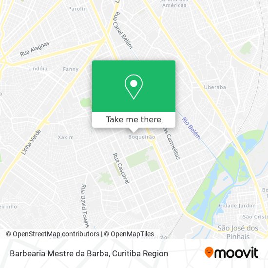 Barbearia Mestre da Barba map