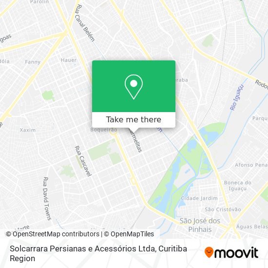 Solcarrara Persianas e Acessórios Ltda map
