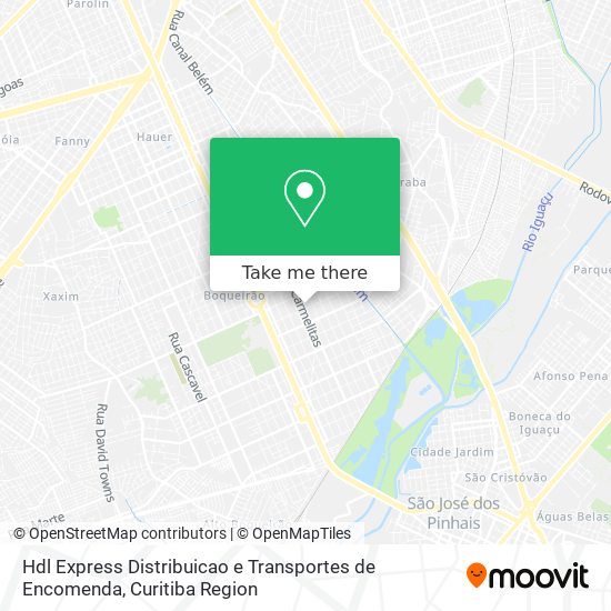 Hdl Express Distribuicao e Transportes de Encomenda map