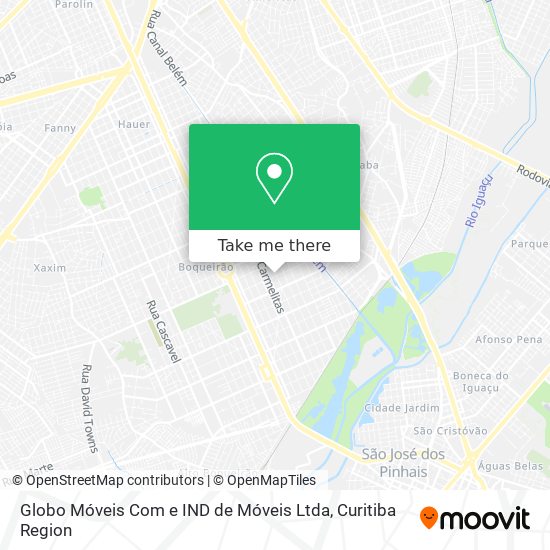 Globo Móveis Com e IND de Móveis Ltda map