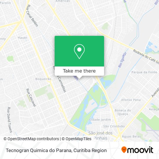 Tecnogran Quimica do Parana map