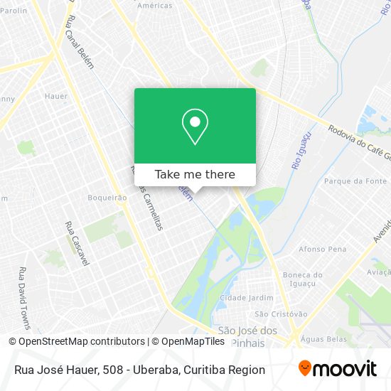 Rua José Hauer, 508 - Uberaba map